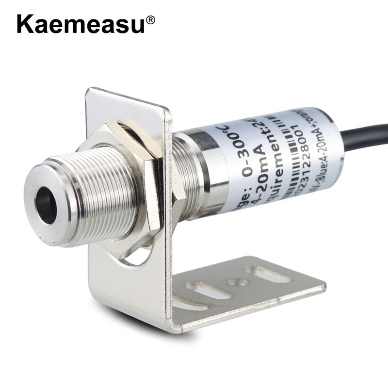 kaemeasu 4 ~ 20mA स्टेनलेस स्टील तापमान सेंसर औद्योगिक उच्च तापमान अवरक्त पाइरोमीटर ट्रांसमीटर