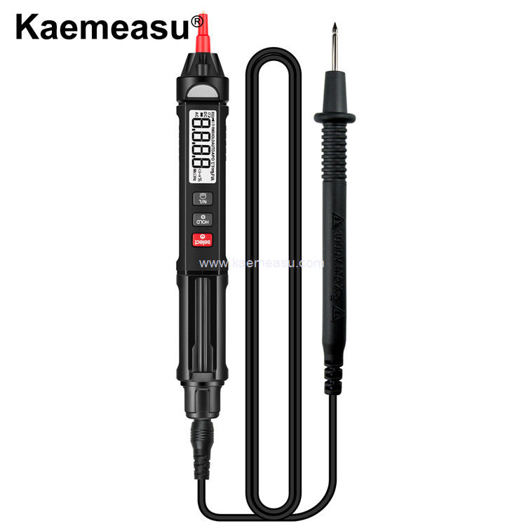 Kaemeasu 07A एलसीडी डिस्प्ले मल्टीमीटर पेन प्रकार वोल्टेज टेस्ट एंटी बर्न