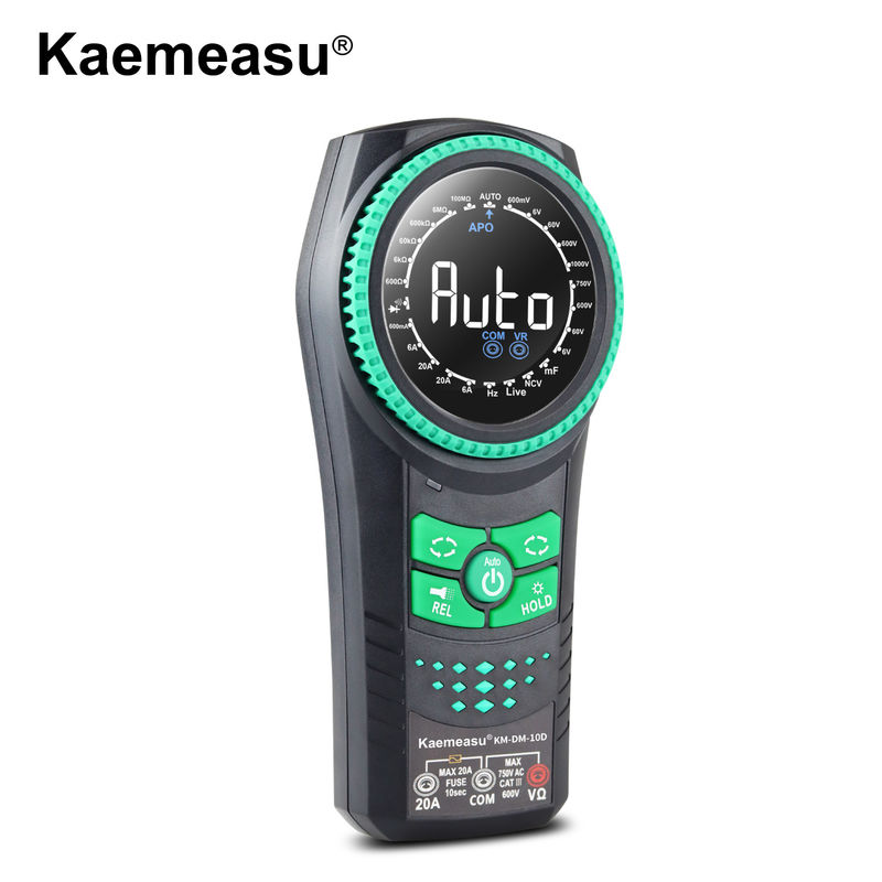 Kaemeasu 10D स्मार्ट रोटरी बटन मल्टीमीटर वोल्टेज मीटर डिटेक्टर मल्टीमीटर स्मार्ट मल्टीमीटर डिजिटल मल्टीमीटर